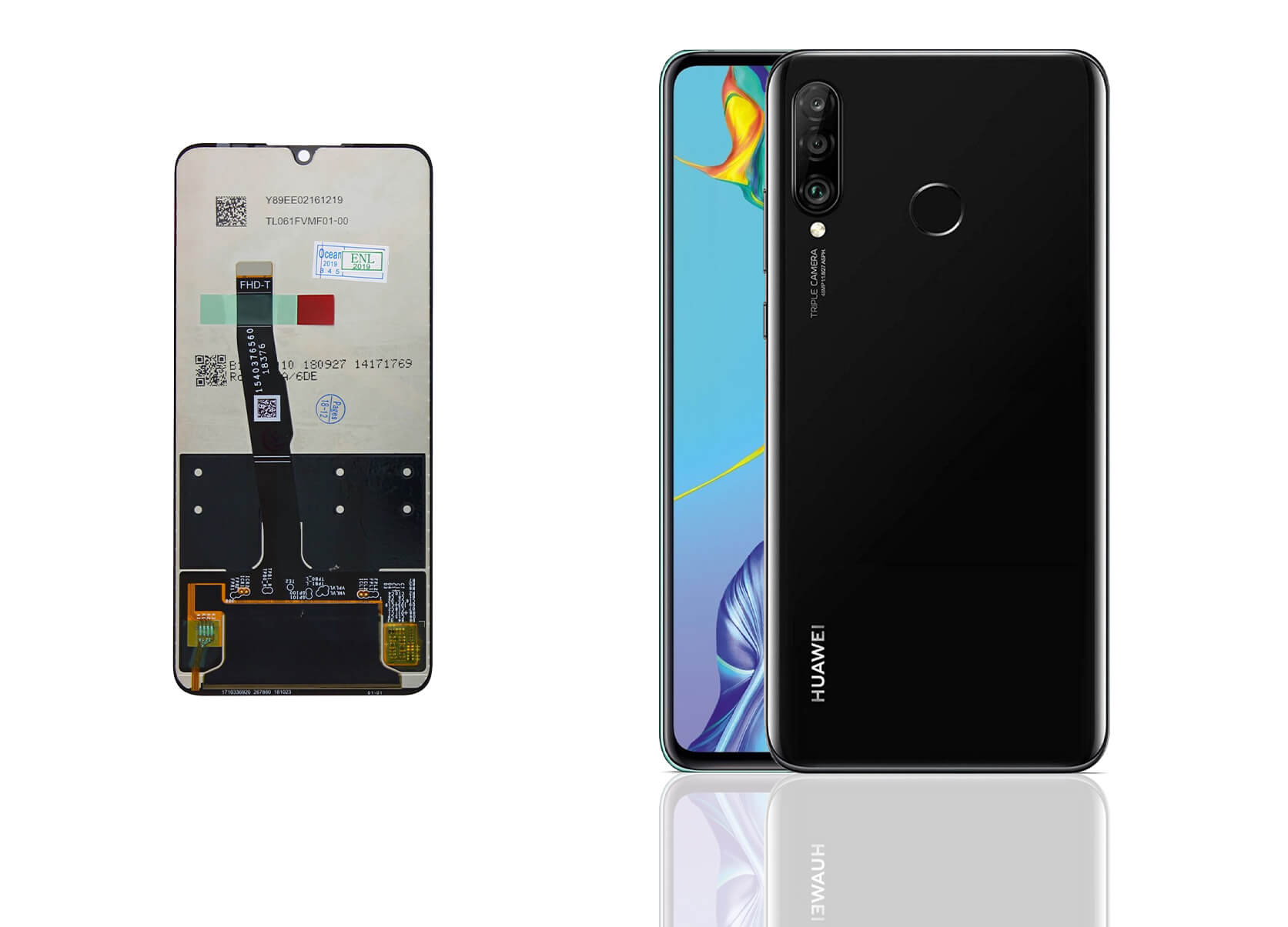 ricambio touch screen huawei