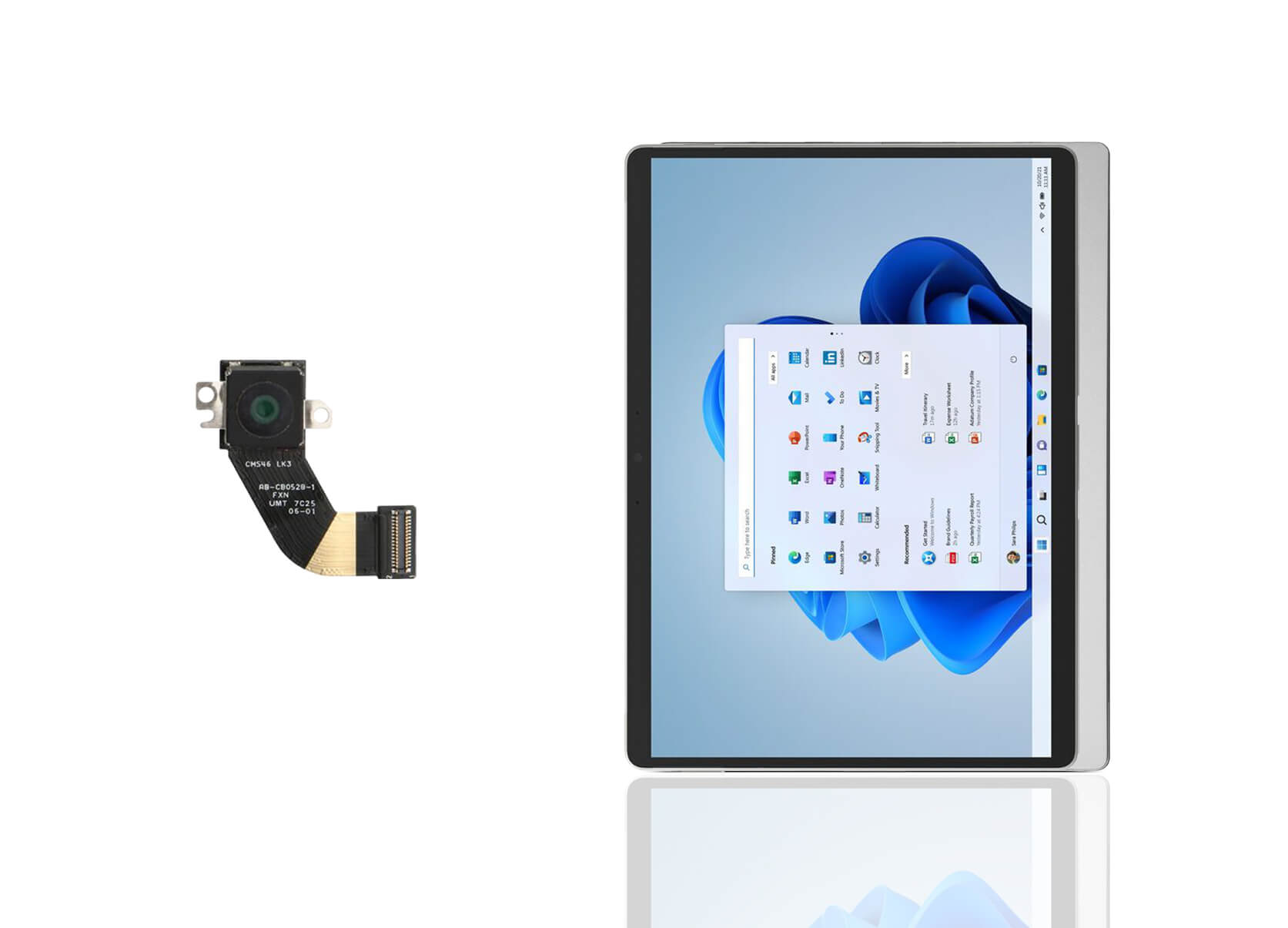 Fotocamera tablet Microsoft